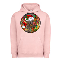 Pigment Salmon Christmas koala Urban Hoodie - BarkalooDesign