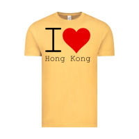 Vintage Mustard i love hong kong Vintage Tee - artisFamous