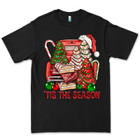 Black Tis The Season Christmas Cakes Truck Premium Tee - BundleAndBundleShop