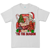 Dove Grey Tis The Season Christmas Cakes Truck Premium Tee - BundleAndBundleShop