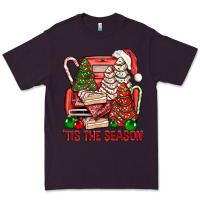 Plum Tis The Season Christmas Cakes Truck Premium Tee - BundleAndBundleShop