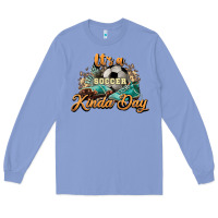 Colony Blue It's a Soccer Kinda Day Long Sleeve Tee - HowdyJamesFarm
