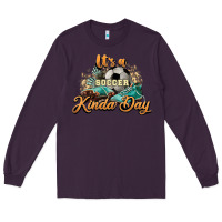Plum It's a Soccer Kinda Day Long Sleeve Tee - HowdyJamesFarm