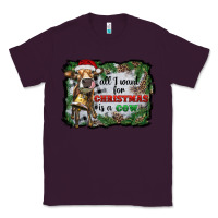 Plum all i want for christmas is a cow Classic Tee - RanaPortraitStore