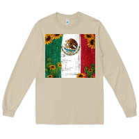 Mushroom cactus sunflower mexican flag z Long Sleeve Tee - Jasminsmagicworld