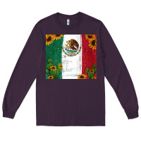 Plum cactus sunflower mexican flag z Long Sleeve Tee - Jasminsmagicworld