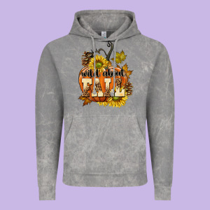 Wild About Fall Vintage Hoodie Designed By Texasbilliewilder