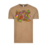 Vintage Coffee Texas Mardi Gras Vintage Tee - NancyCooperArtShop