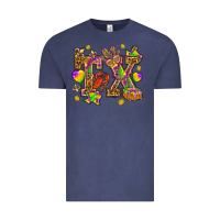 Vintage Denim Texas Mardi Gras Vintage Tee - NancyCooperArtShop