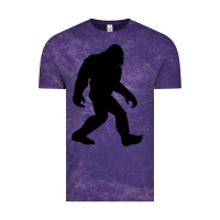 Cloud Purple bigfoot in black design Vintage Tee - artisFamous