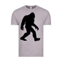 Bigfoot In Black Design Vintage Tee | Teevron