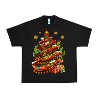 Black Christmas Feliz Navidad sombrero tree Urban Heavy Tee - NancyCooperArtShop