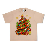 Burro Christmas Feliz Navidad sombrero tree Urban Heavy Tee - NancyCooperArtShop