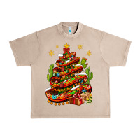 French Oak Christmas Feliz Navidad sombrero tree Urban Heavy Tee - NancyCooperArtShop