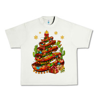 Pistachio Christmas Feliz Navidad sombrero tree Urban Heavy Tee - NancyCooperArtShop