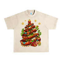 Sandshell Christmas Feliz Navidad sombrero tree Urban Heavy Tee - NancyCooperArtShop