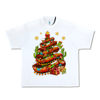 Christmas Feliz Navidad Sombrero Tree Urban Heavy Tee | Teevron