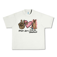 Pistachio peace love german shepherd Urban Heavy Tee - JahusDesignShop