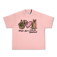 Salmon peace love german shepherd Urban Heavy Tee - JahusDesignShop