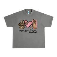 Tornado peace love german shepherd Urban Heavy Tee - JahusDesignShop