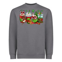 Storm christmas santa claus coffee cups Heavyweight Sweatshirt - OliviaCreatesArt