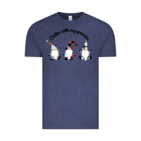 Vintage Denim chillin' with my gnomies for light Vintage Tee - artisFamous