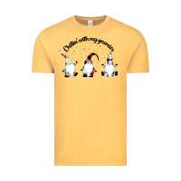 Vintage Mustard chillin' with my gnomies for light Vintage Tee - artisFamous