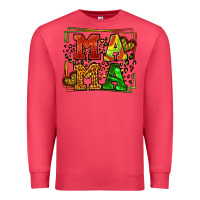 Cardinal juneteenth leopard frame mama Mother's Day Premium Sweatshirt - LillyAllenDesigns