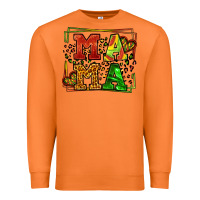 Carrot juneteenth leopard frame mama Mother's Day Premium Sweatshirt - LillyAllenDesigns