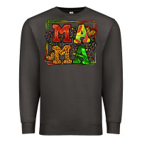 Smoke juneteenth leopard frame mama Mother's Day Premium Sweatshirt - LillyAllenDesigns