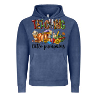 Vintage Denim Teaching Little Pumpkins Vintage Hoodie - texasbilliewilder