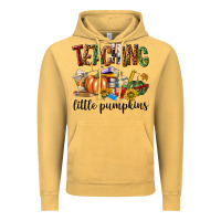 Vintage Mustard Teaching Little Pumpkins Vintage Hoodie - texasbilliewilder
