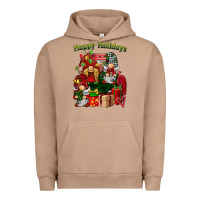Pigment Burro happy holidays gnomes truck Urban Hoodie - BarkalooDesign
