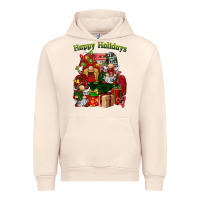 Sandshell happy holidays gnomes truck Urban Hoodie - BarkalooDesign