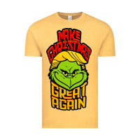 Vintage Mustard Maga Christmas Edition Vintage Tee - artisFamous