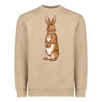 Mushroom Bunny Easter Heavyweight Sweatshirt - OliviaCreatesArt