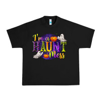 Black I'm a Haunt Mess Urban Heavy Tee - texasbilliewilder