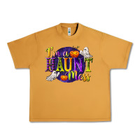 Peanut Butter I'm a Haunt Mess Urban Heavy Tee - texasbilliewilder