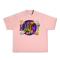 Salmon I'm a Haunt Mess Urban Heavy Tee - texasbilliewilder