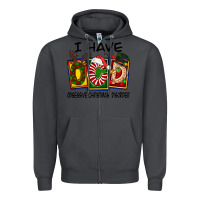 Smoke I Have Obsessive Christmas Disorder Zipper Hoodie - FaDigitalArtStudio