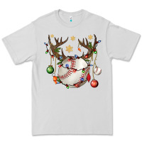 Dove Grey Baseball Horn Christmas Premium Tee - BundleAndBundleShop