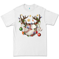 White Baseball Horn Christmas Premium Tee - BundleAndBundleShop