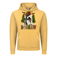 Vintage Mustard Boohaw Western Vintage Hoodie - texasbilliewilder