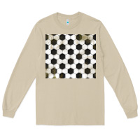 Mushroom distressed soccer pattern Long Sleeve Tee - TumblerDesignByShophia
