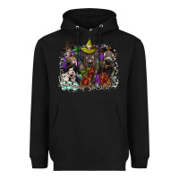 Black animal halloween Heavyweight Hoodie - SublimationCraftShop