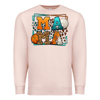 Pale Pink Basketball and Volleyball mama Mother's Day Premium Sweatshirt - LillyAllenDesigns