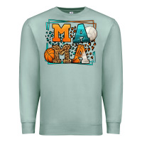 Seafoam Basketball and Volleyball mama Mother's Day Premium Sweatshirt - LillyAllenDesigns