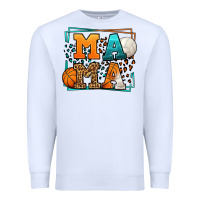 White Basketball and Volleyball mama Mother's Day Premium Sweatshirt - LillyAllenDesigns