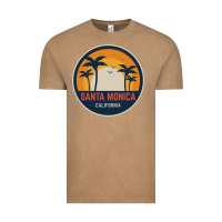 Vintage Coffee santa monica california Vintage Tee - artisFamous