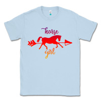 Dusty Blue Horse Girl Classic Tee - Bettercallsaul
